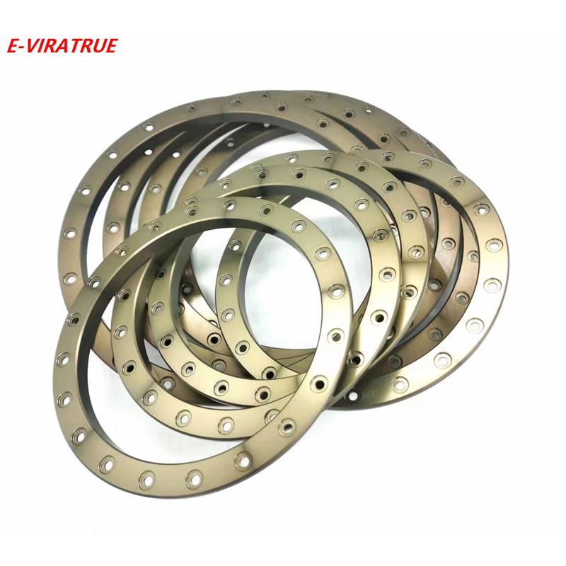 E-VIRATRUE Aluminum Hard Anodized Outer&Inner Aluminum Lock Rings For Proline MX43 Tire/Wheels