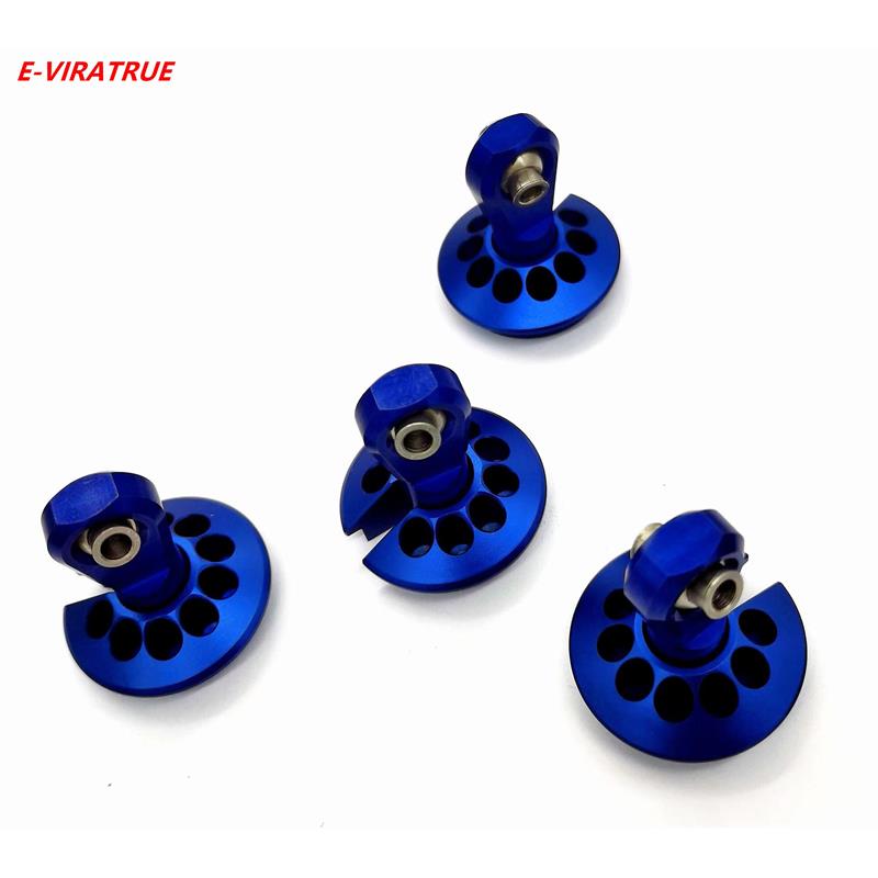 E-VIRATRUE 7075Aluminum Shock Rod End&Spring Cup For TRAXXAS XMAXX&XRT 1/5